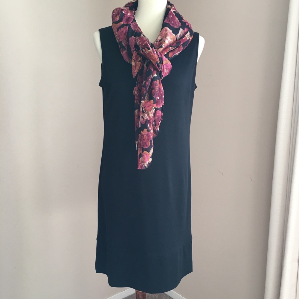 New York & Co Sleeveless Black Dress, sz M